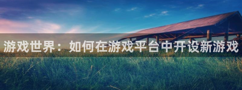 优贝娱乐平台登陆：游戏世界：如何在游戏平台中开设新游戏