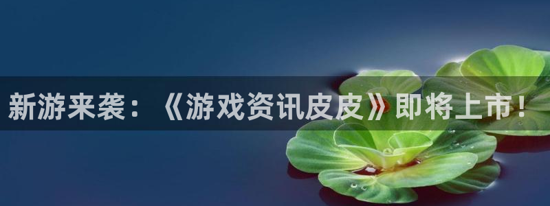 优贝娱乐在线登录：新游来袭：《游戏资讯皮皮》即将上市！