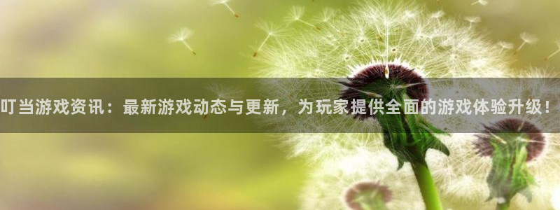 优贝娱乐形7O777：叮当游戏资讯：最新游戏动态与更新，为玩
